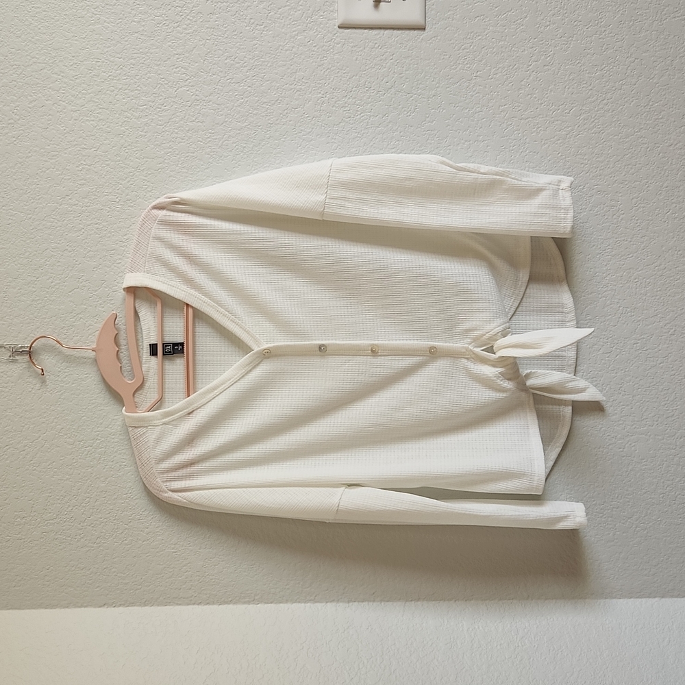 Long Sleeve White Top